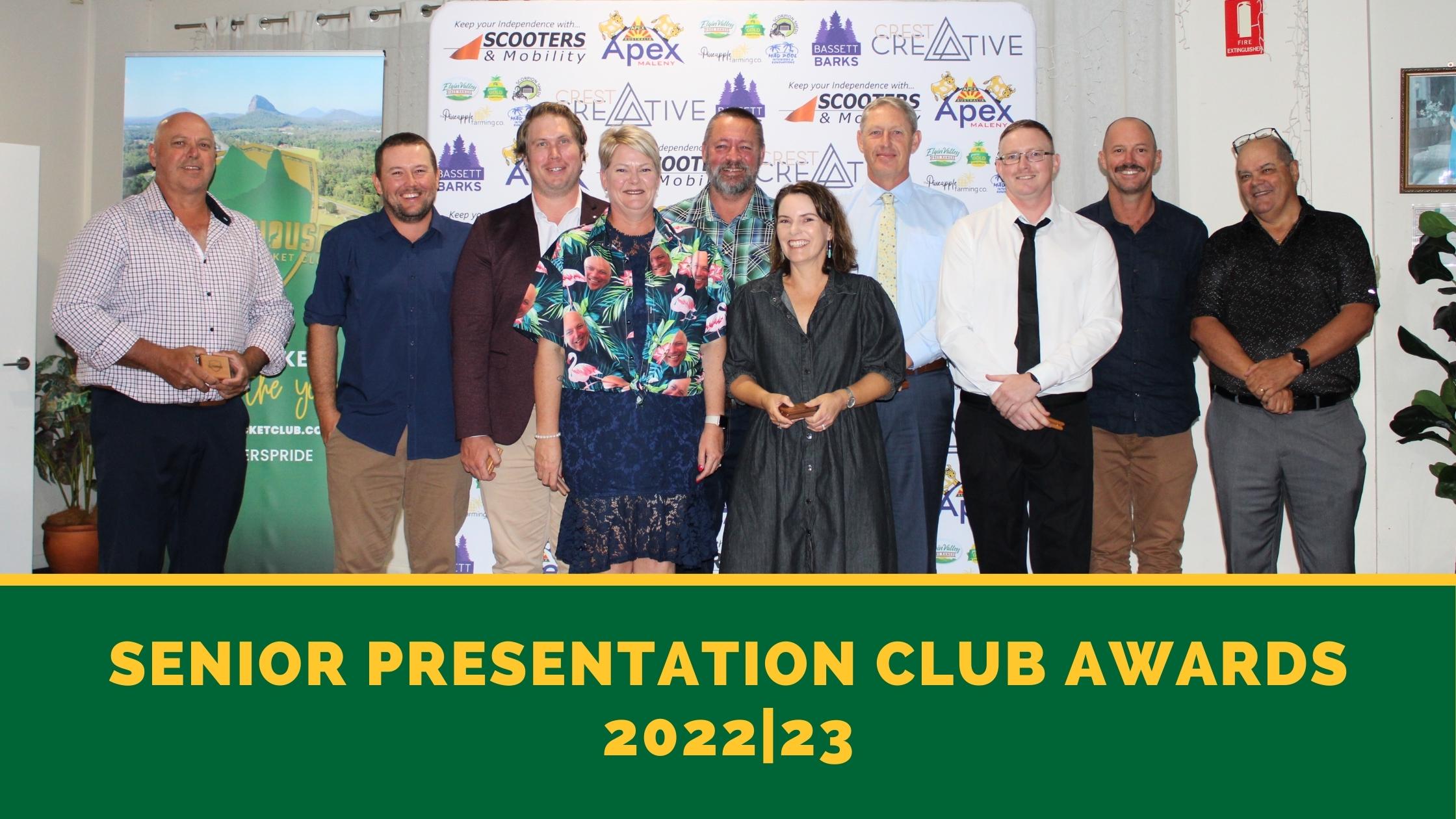 Senior Presentation Club Awards